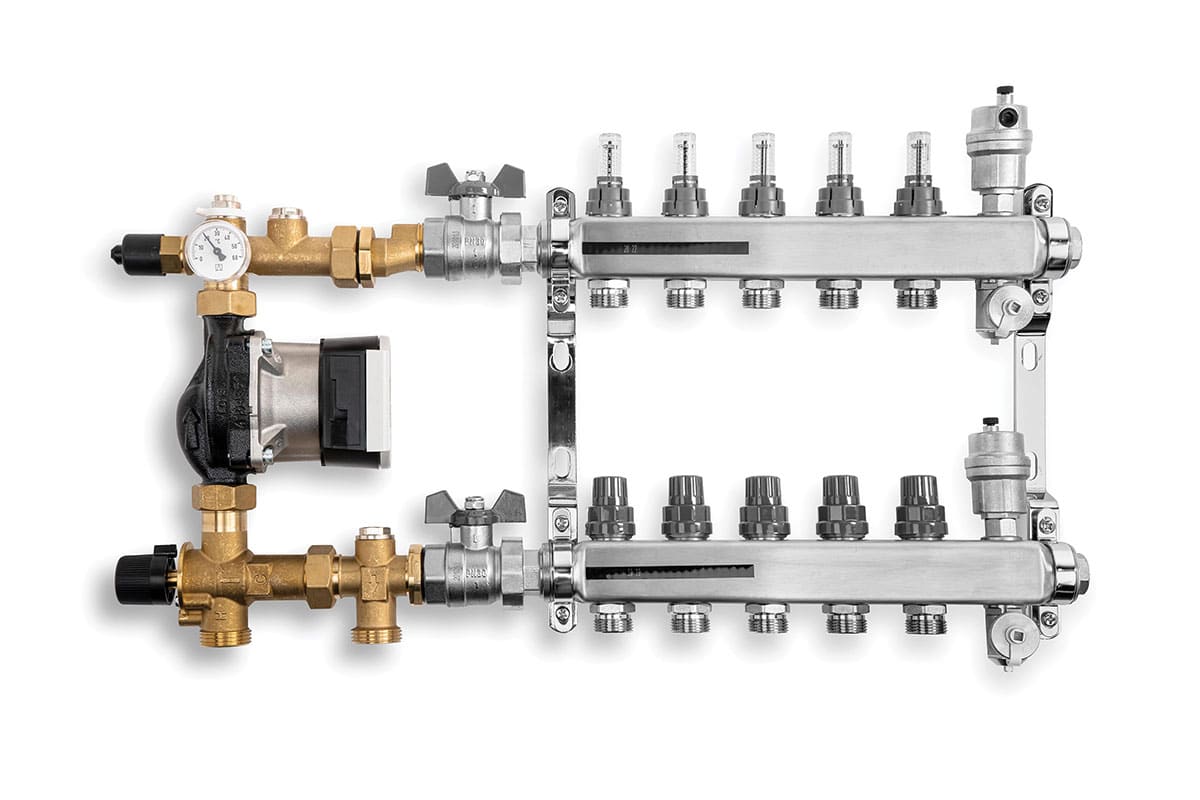 Grupo de mezcla a punto fijo solo calor