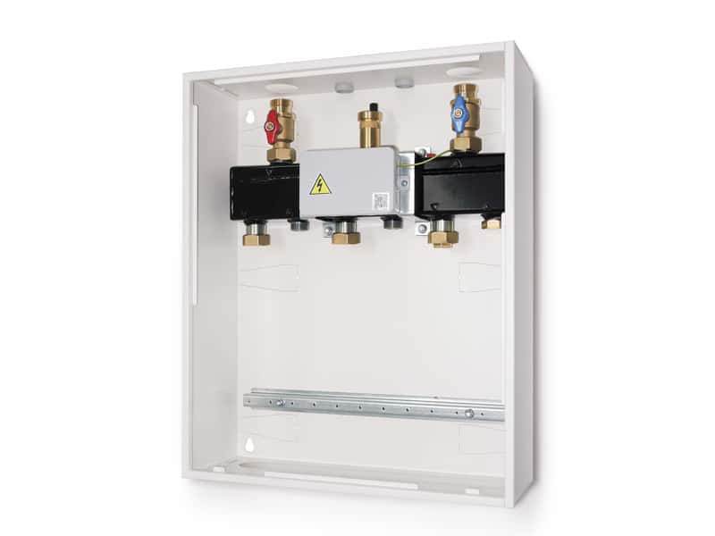 Caja aislada con colector pressman