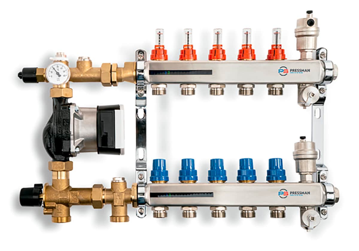 kit premontado con grupo de mezcla a punto fijo