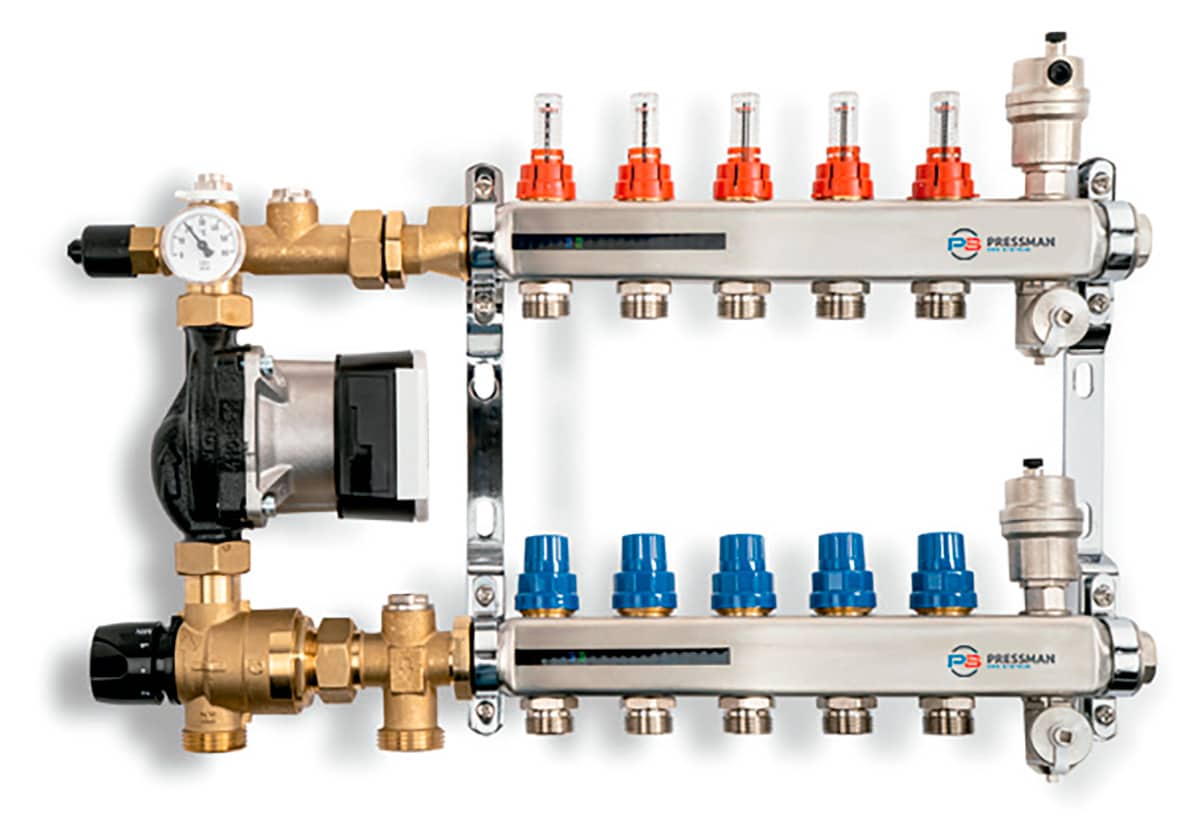 kit premontado con grupo de mezcla climatico