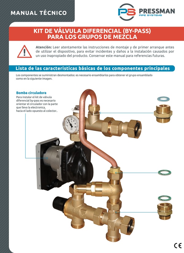 miniatura Manual G Mezcla Bypass Presion Dif PRESSMAN 2022