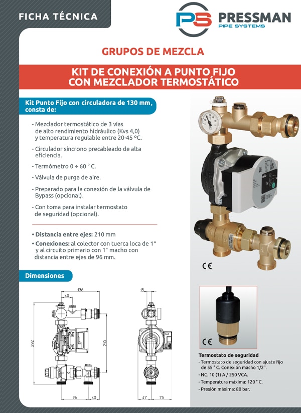 miniatura PRESSMAN Ficha Grupo Mezcla Pto Fijo