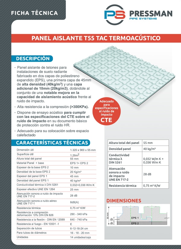 miniatura 2. Ficha Tecnica T55TAC Pressman UNE EN 1264 22