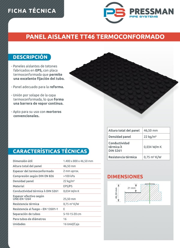 miniatura 7. Ficha Tecnica TT46 Pressman UNE EN 1264 22