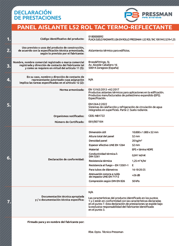 declaracion conformidad l52roltac
